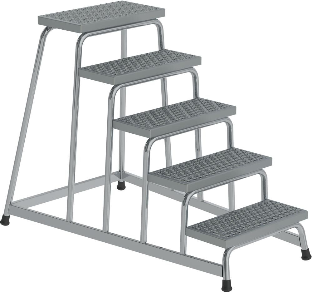 Günzburger Aluminium Arbeitspodest R 13 starr 5 Stufen Produktbild Günzburger Aluminium Arbeitspodest R 13 starr 5 Stufen