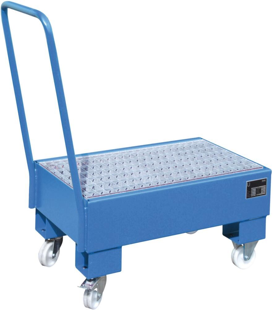 Bauer Auffangwanne fahrbar 800x500x415 mm lackiert RAL 2000 Produktbild Bauer Auffangwanne fahrbar 800x500x415 mm lackiert RAL 2000 bild 7