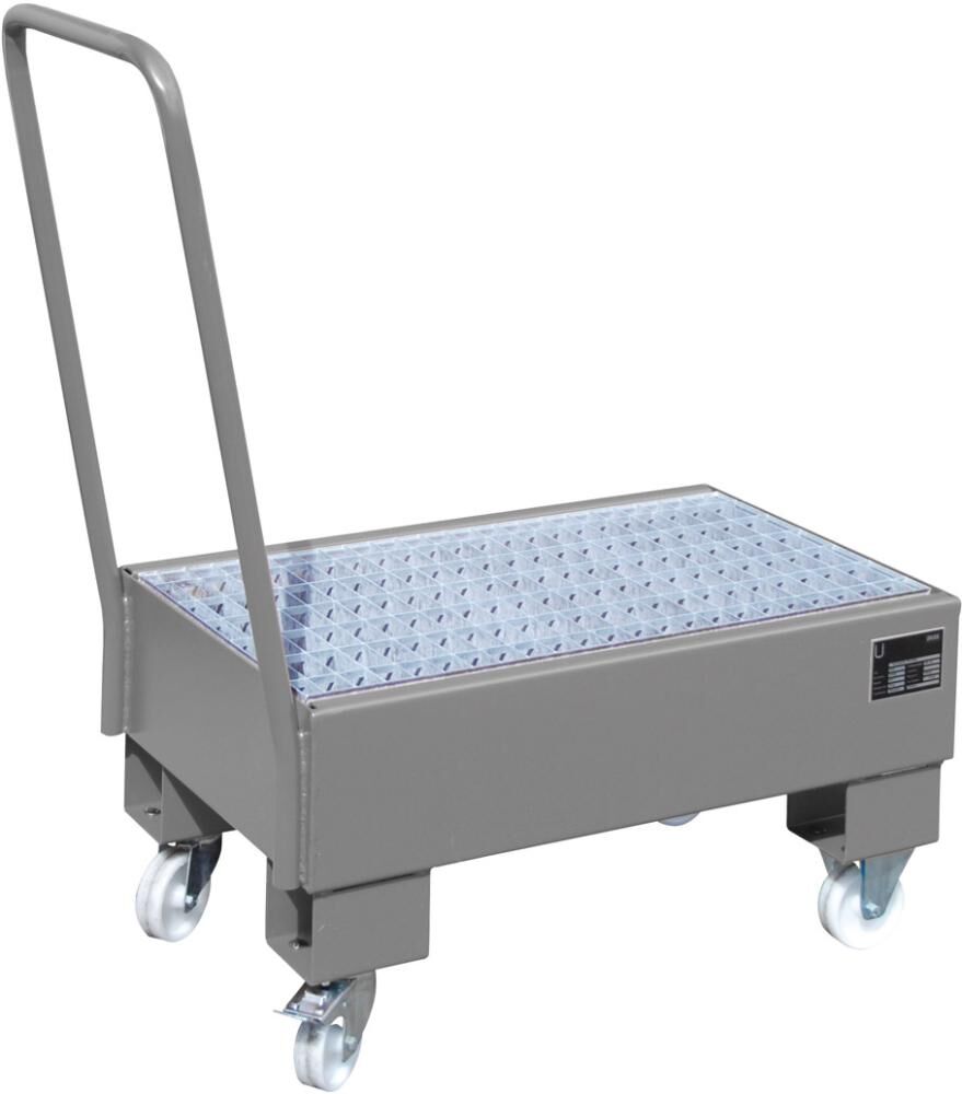 Bauer Auffangwanne fahrbar 800x500x415 mm lackiert RAL 2000 Produktbild Bauer Auffangwanne fahrbar 800x500x415 mm lackiert RAL 2000 bild 9