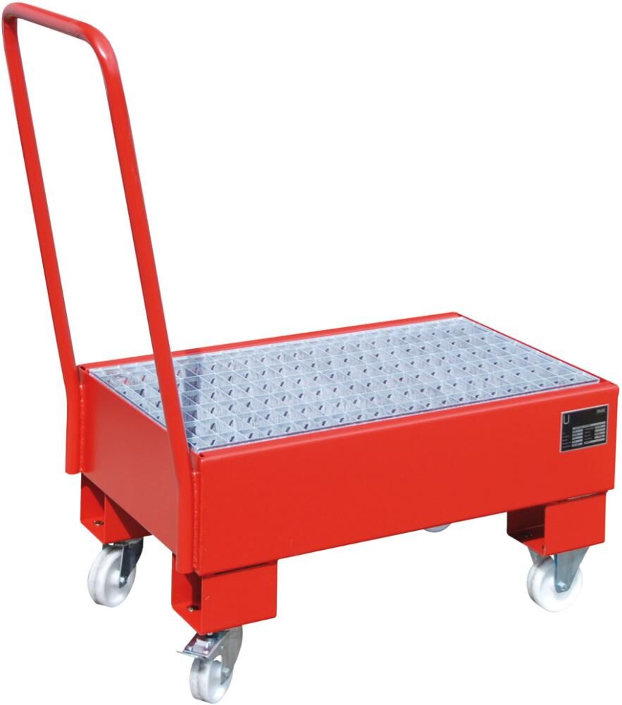 Bauer Auffangwanne fahrbar 800x500x415 mm lackiert RAL 2000 Produktbild Bauer Auffangwanne fahrbar 800x500x415 mm lackiert RAL 2000 bild 10