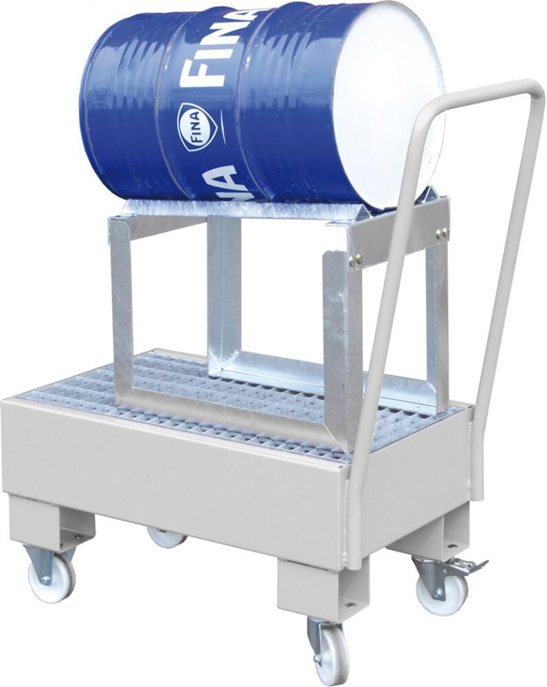 Bauer Auffangwanne fahrbar FA 800x500x415 mm verzinkt Produktbild Bauer Auffangwanne fahrbar FA 800x500x415 mm verzinkt