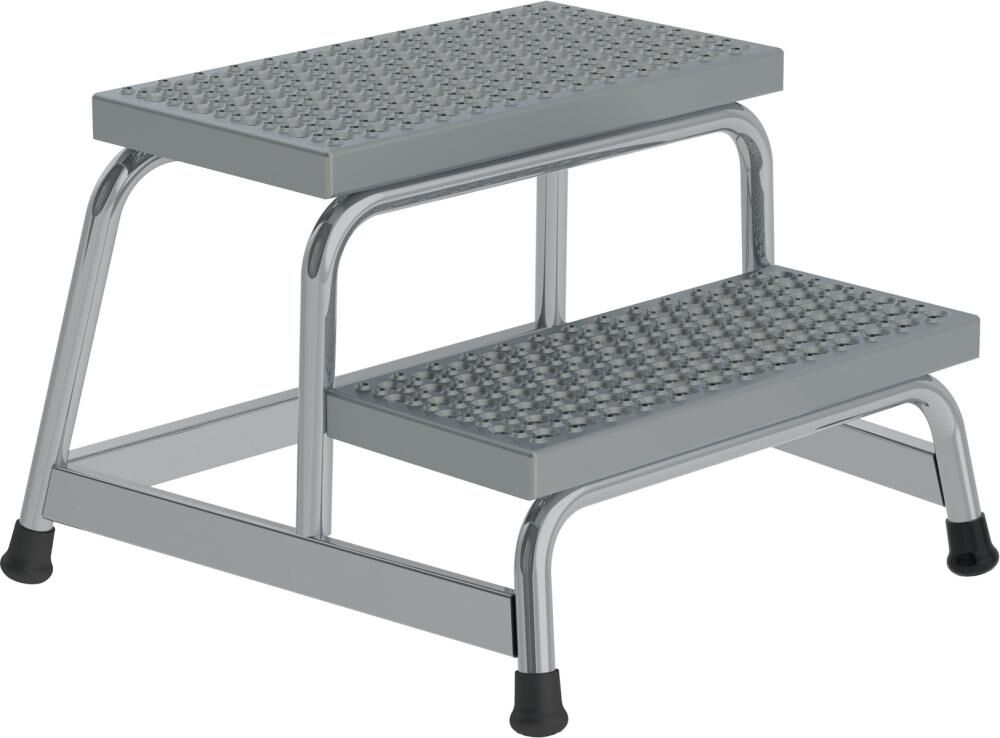 Günzburger Aluminium Arbeitspodest R 13 starr 2 Stufen Produktbild Günzburger Aluminium Arbeitspodest R 13 starr 2 Stufen
