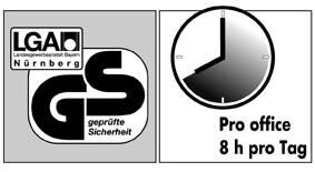 Drehstuhl Alustar Basic Bezug schwarz Produktbild Drehstuhl Alustar Basic Bezug schwarz bild 2