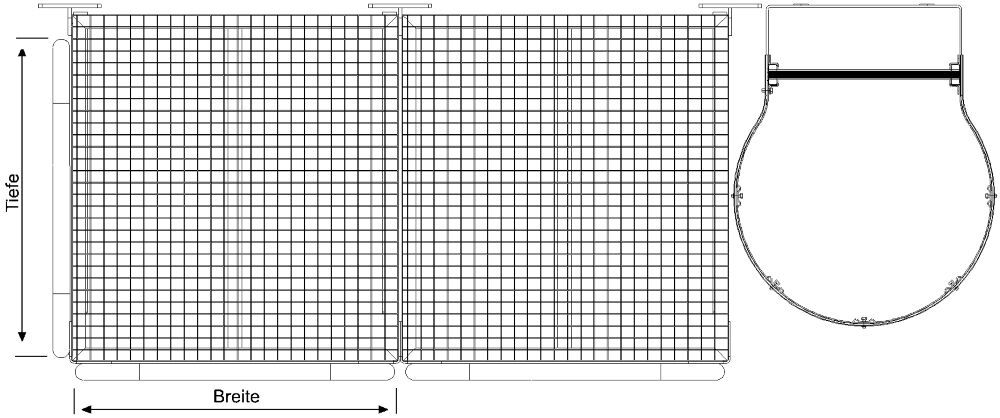 ZARGES Erweiterungspodest 500x860 mm Produktbild ZARGES Erweiterungspodest 500x860 mm