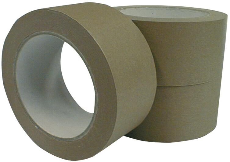 Papier Packband K61 50m x 50mm braun Produktbild Papier Packband K61 50m x 50mm braun