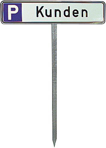 Einschlagpf. 750 mm f. Parkplatzschilder Produktbild Einschlagpf. 750 mm f. Parkplatzschilder
