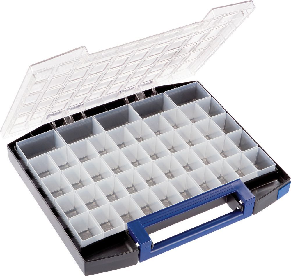 Raaco Sortimentskoffer Boxxser 55 5x10-45 Einsätze Produktbild Raaco Sortimentskoffer Boxxser 55 5x10-45 Einsätze