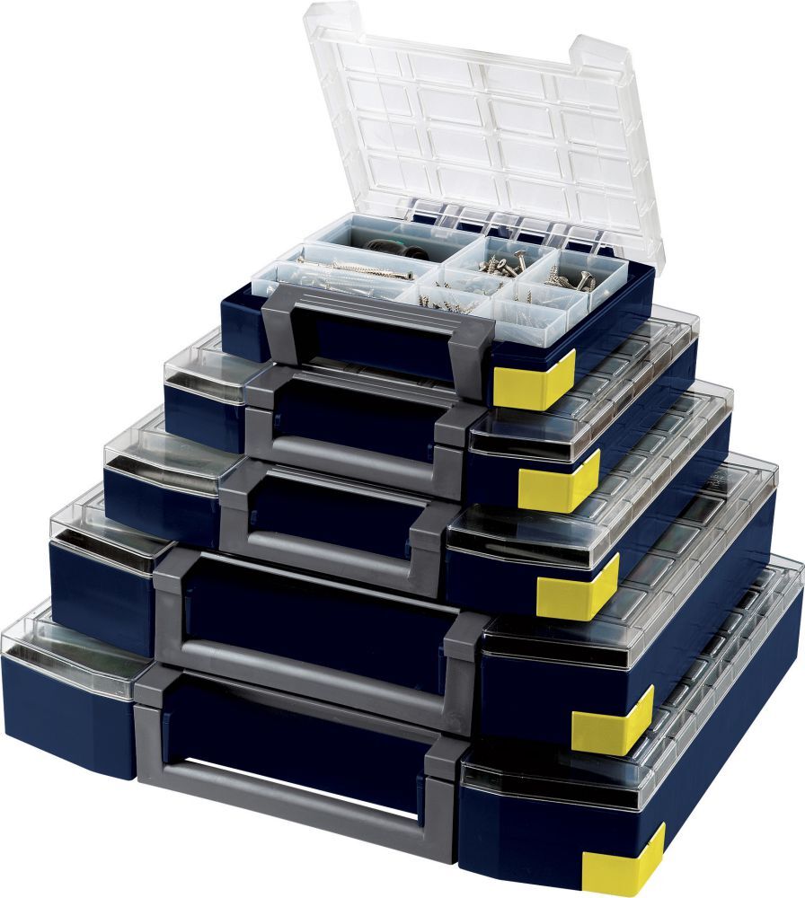 Raaco Sortimentskoffer Boxxser 55 4x4-11 Einsätze Raaco Sortimentskoffer Boxxser 55 4x4-11 Einsätze