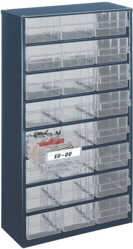 Raaco Schubla.-Magazin 1224- 0224 Schubladen blau Produktbild Raaco Schubla.-Magazin 1224- 0224 Schubladen blau