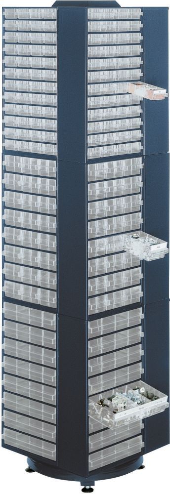 Raaco Drehständer leer 1760 mm hoch blau Produktbild Raaco Drehständer leer 1760 mm hoch blau