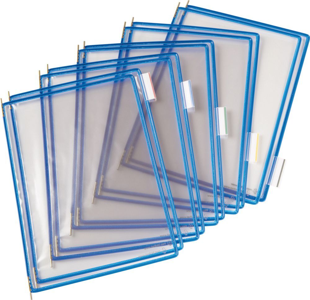 Sichttafel A4 blau Pckg. a 10 Stück Produktbild Sichttafel A4 blau Pckg. a 10 Stück