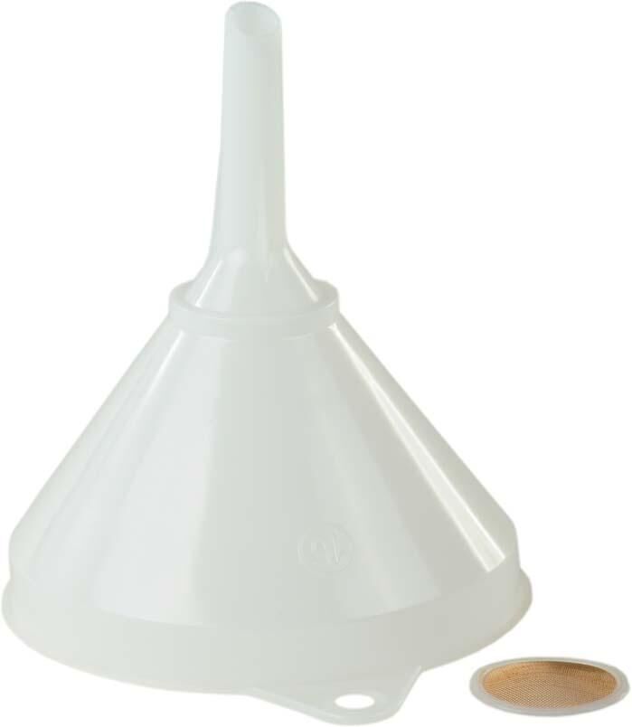 Hünersdorff Trichter HD-PE mit Sieb 168mm Durchm. Hünersdorff Trichter HD-PE mit Sieb 168mm Durchm.