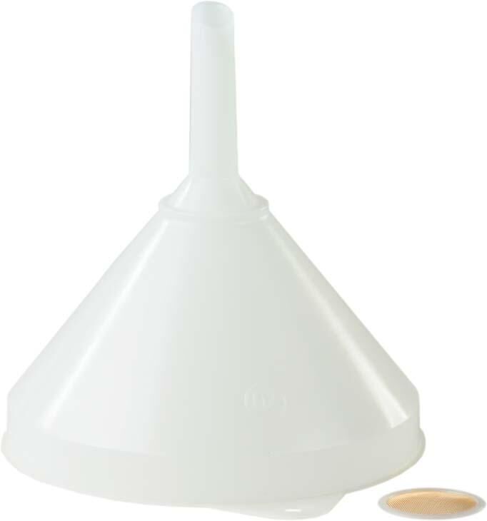 Hünersdorff Trichter HD-PE mit Sieb 208mm natur Hünersdorff Trichter HD-PE mit Sieb 208mm natur