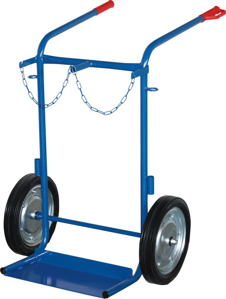 Variofit Stahlflaschenkarre 200 kg2x40-50 l Lufträder Produktbild Variofit Stahlflaschenkarre 200 kg2x40-50 l Lufträder
