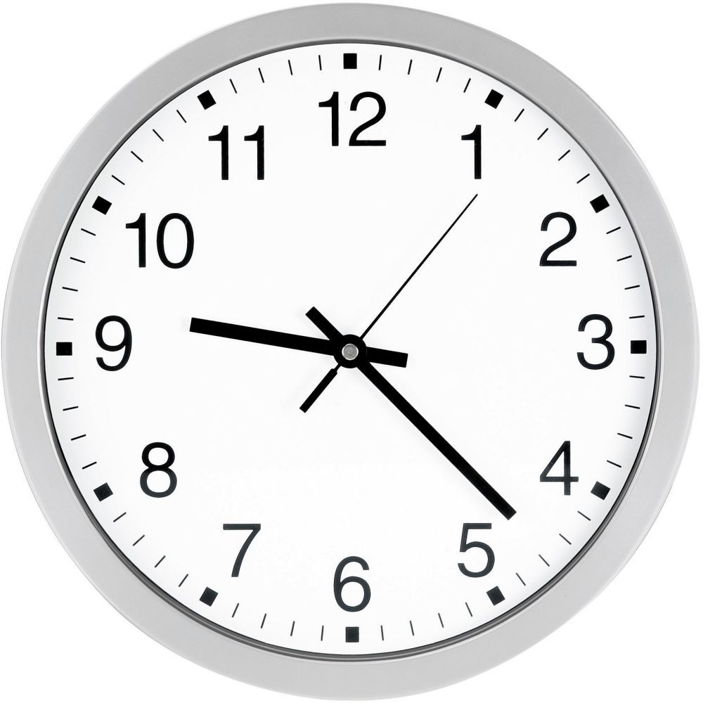 Bürk Mobatime Quarz Wanduhr D300 eleg. Ziffernblatt we, Zahlen Produktbild Bürk Mobatime Quarz Wanduhr D300 eleg. Ziffernblatt we, Zahlen