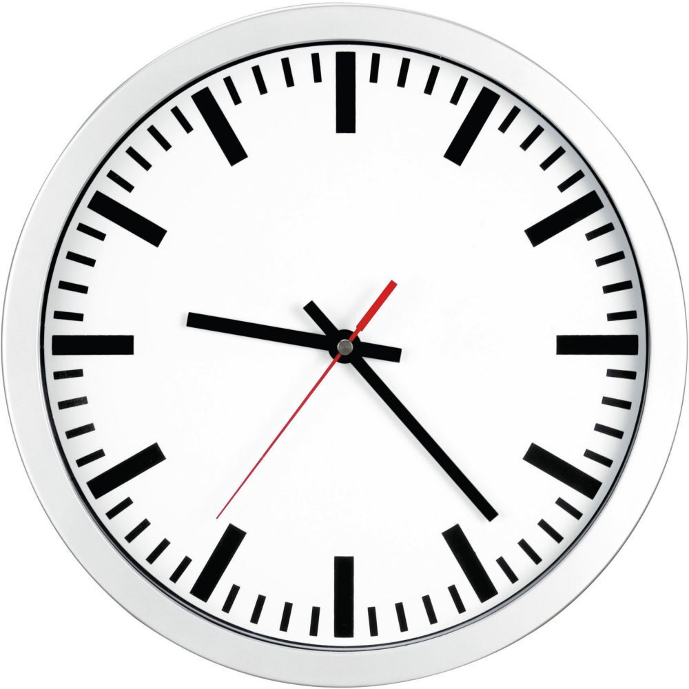Bürk Mobatime Quarz-Wanduhr D300 eleg. Ziffernblatt we, Striche Produktbild Bürk Mobatime Quarz-Wanduhr D300 eleg. Ziffernblatt we, Striche