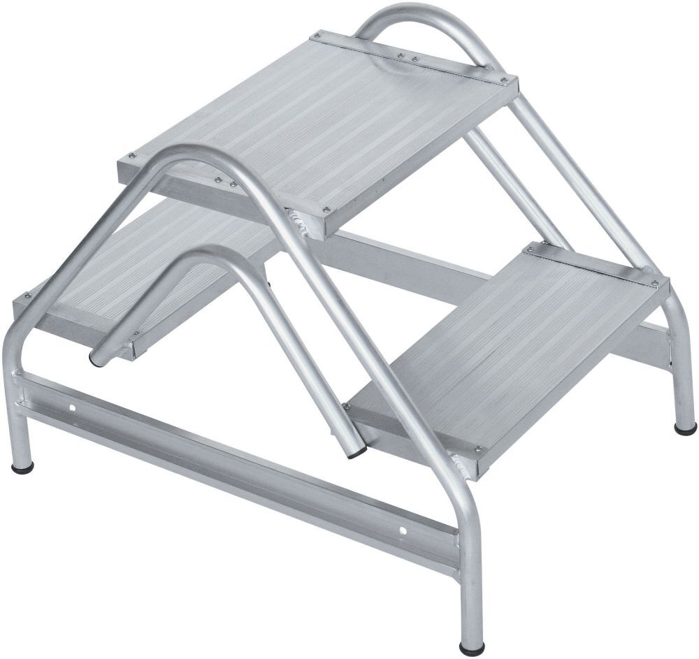 Günzburger Arbeitspodest Alu ger. 2x3 Stufen Produktbild Günzburger Arbeitspodest Alu ger. 2x3 Stufen