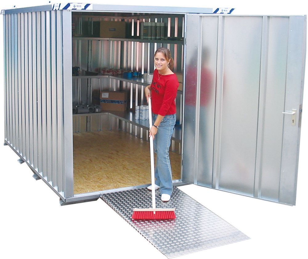 Raumnutzregal 3 Ebenen 2m lang, 420 mm tief Produktbild Raumnutzregal 3 Ebenen 2m lang, 420 mm tief