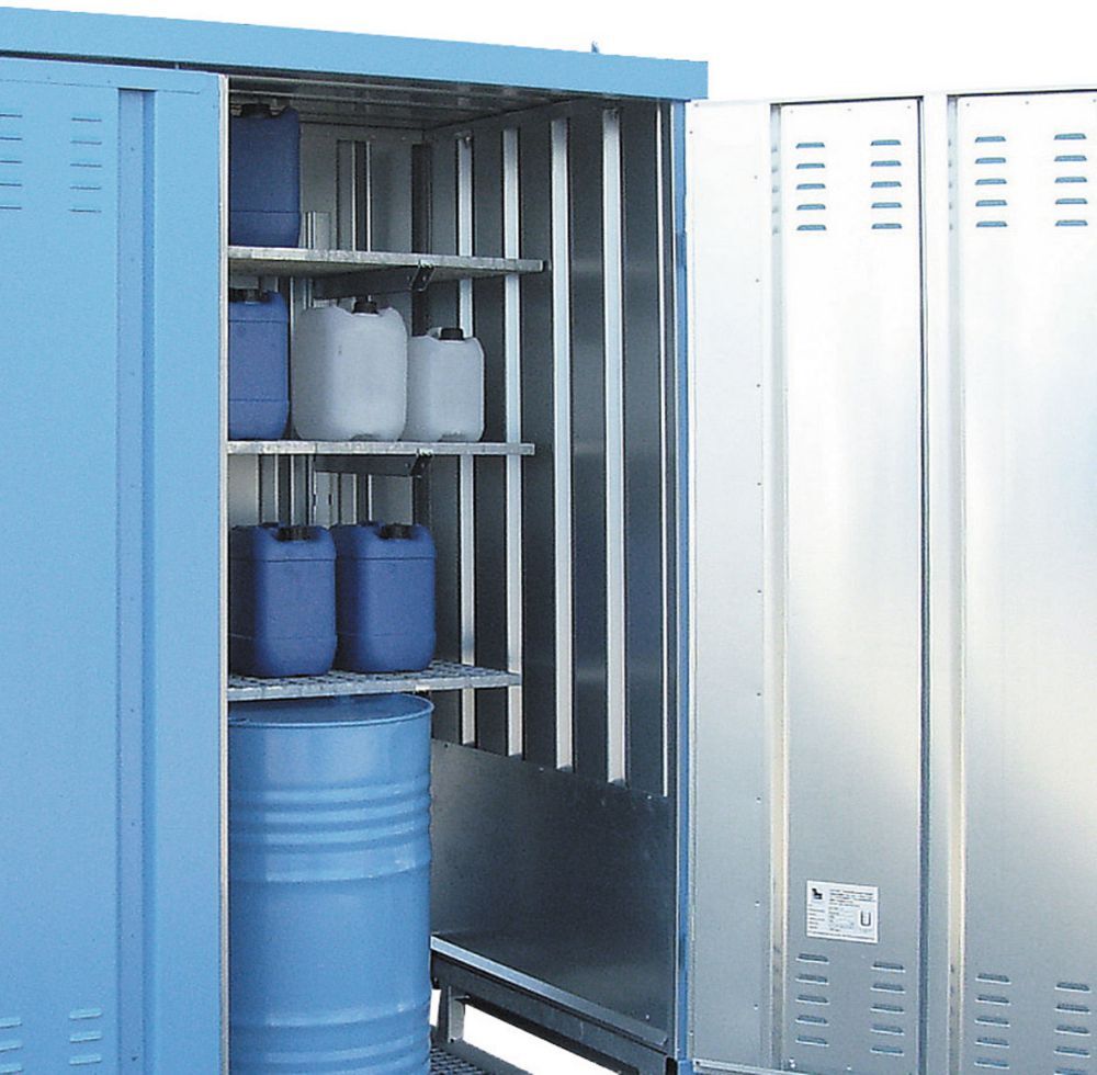 Lacont Gitterrost-Regal-Set 3Ebenen,2600x500,vzk Produktbild Lacont Gitterrost-Regal-Set 3Ebenen,2600x500,vzk