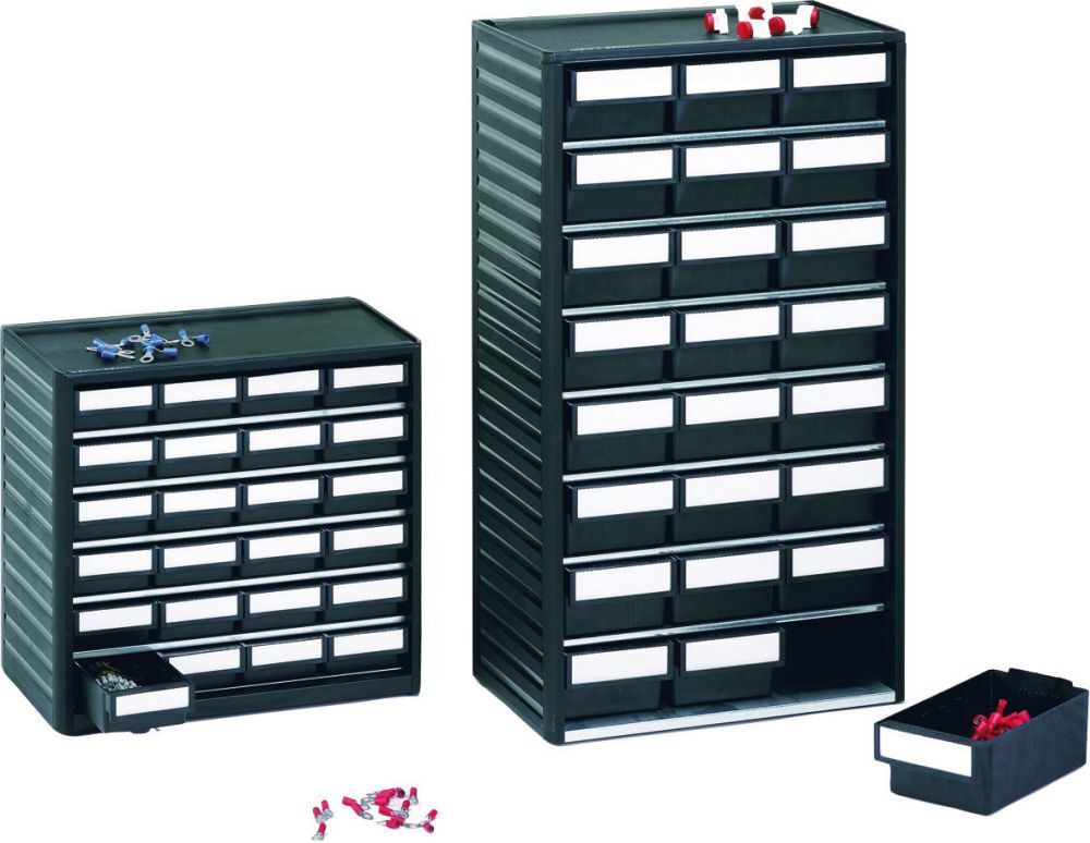 Treston ESD-Kleinteilemagazin T180xB310xH290mm, 24xGr.1 Treston ESD-Kleinteilemagazin T180xB310xH290mm, 24xGr.1