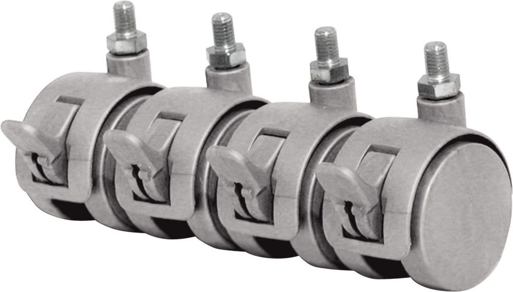 Kerkmann Rollensatz für Stellwand (4 Stück) Produktbild Kerkmann Rollensatz für Stellwand (4 Stück)