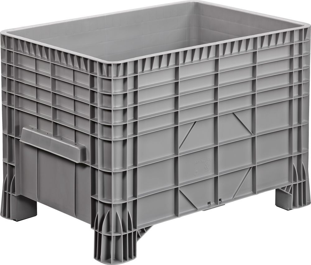 Alpha Großbehälter PE, 4 Füße 1200x800x800mm, gr Produktbild Alpha Großbehälter PE, 4 Füße 1200x800x800mm, gr