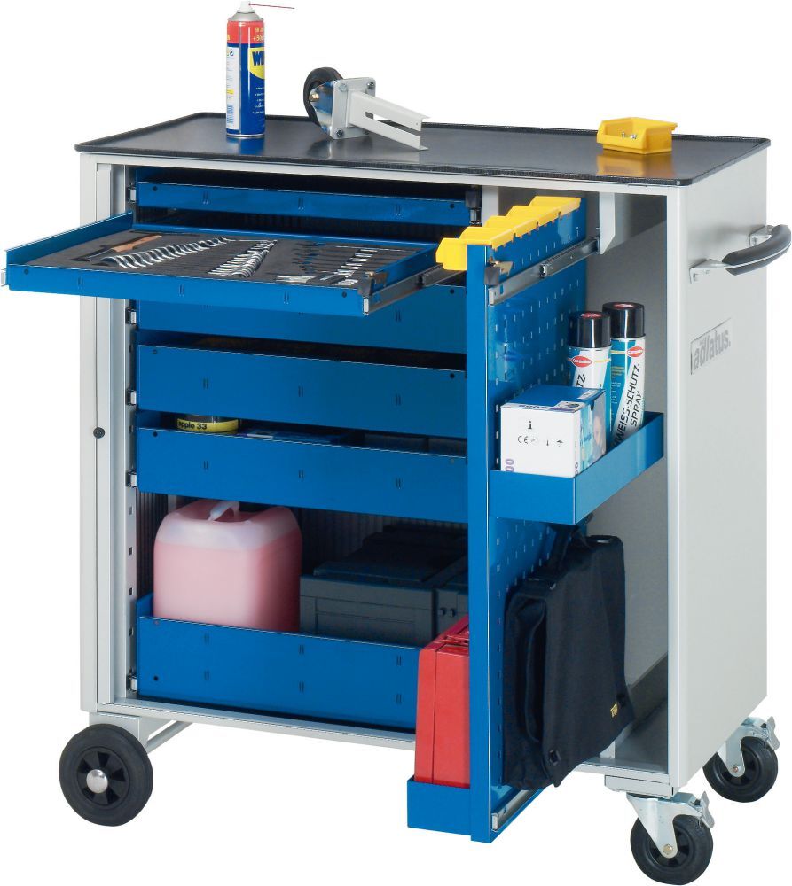 RAU Werkstattwagen B1000 6SL 1LW grau/blau Produktbild RAU Werkstattwagen B1000 6SL 1LW grau/blau