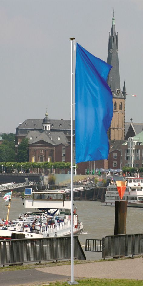 Mannus Fahnenmast Pirat 10 m Kippgelenk KI100 Produktbild Mannus Fahnenmast Pirat 10 m Kippgelenk KI100