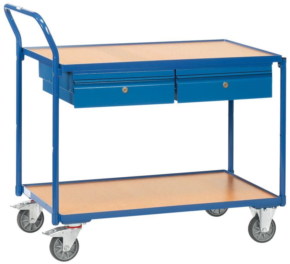 FETRA Tischwagen Transportwagen 2622 250kg 2 Böden 1000x600mm Produktbild FETRA Tischwagen Transportwagen 2622 250kg 2 Böden 1000x600mm