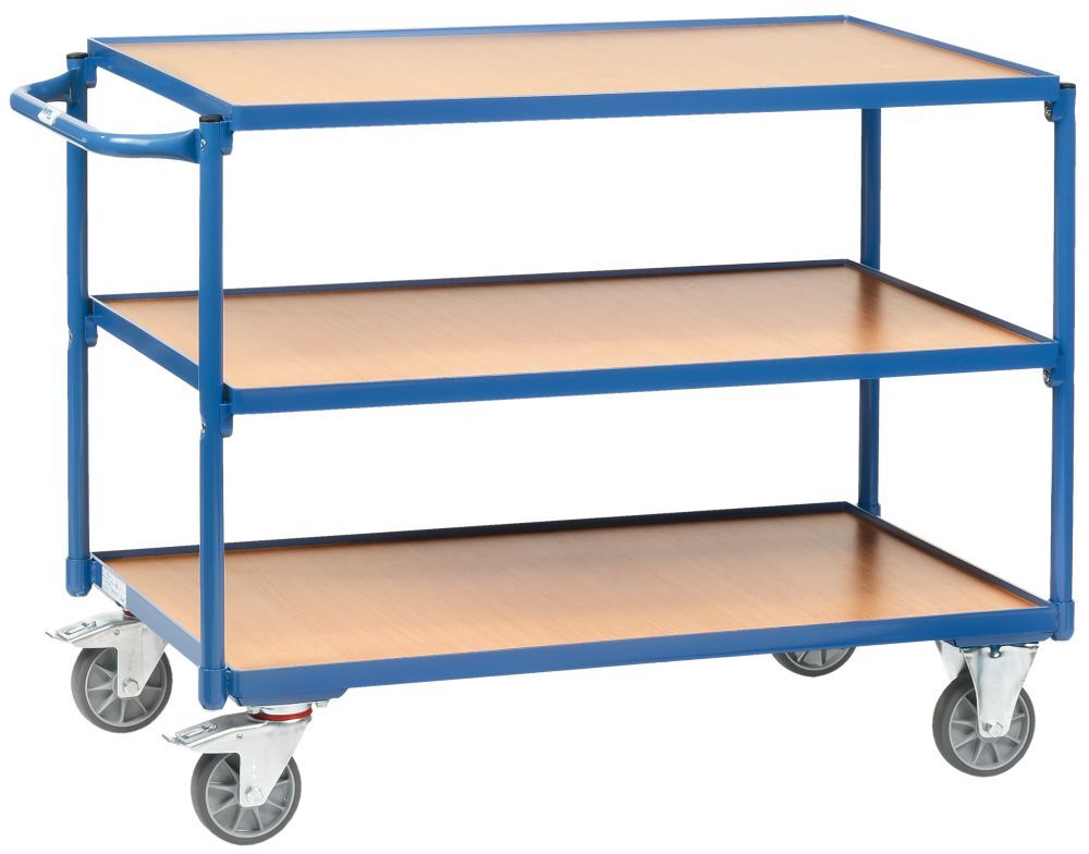 FETRA Tischwagen 2952 250kg 3 Böden 1000x600mm Produktbild FETRA Tischwagen 2952 250kg 3 Böden 1000x600mm