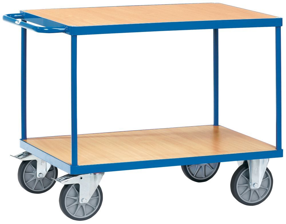 FETRA Tischwagen Transportwagen 2401 500kg 2 Böden 1000x600mm Produktbild FETRA Tischwagen Transportwagen 2401 500kg 2 Böden 1000x600mm