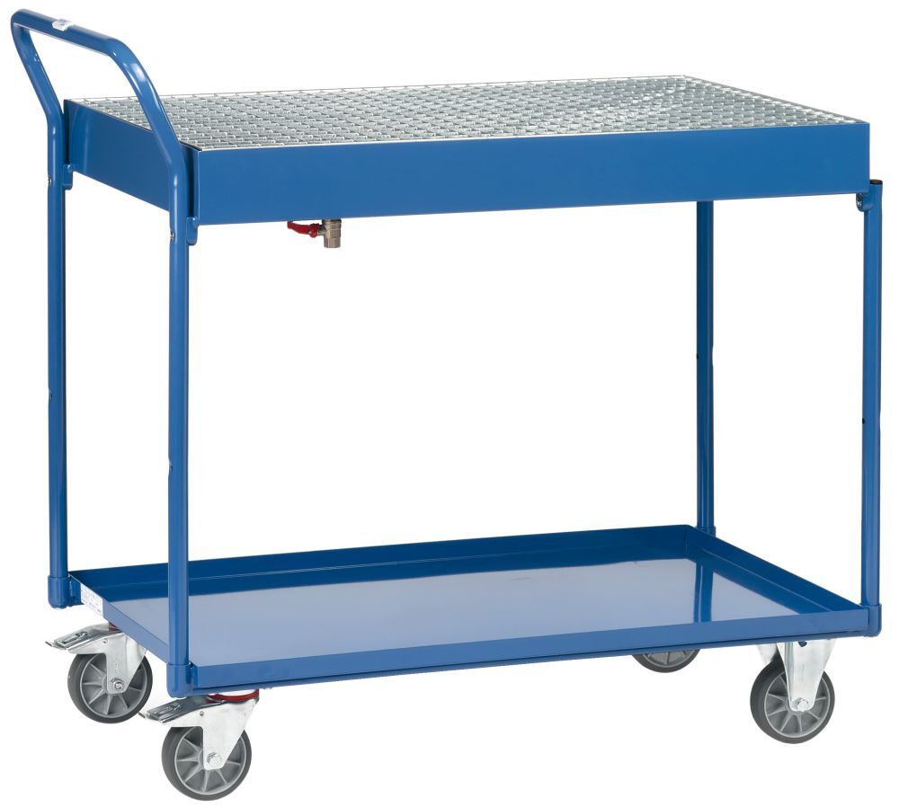 FETRA Tischwagen Transportwagen 2722 250kg 2 Wannen 1000x600mm Produktbild FETRA Tischwagen Transportwagen 2722 250kg 2 Wannen 1000x600mm