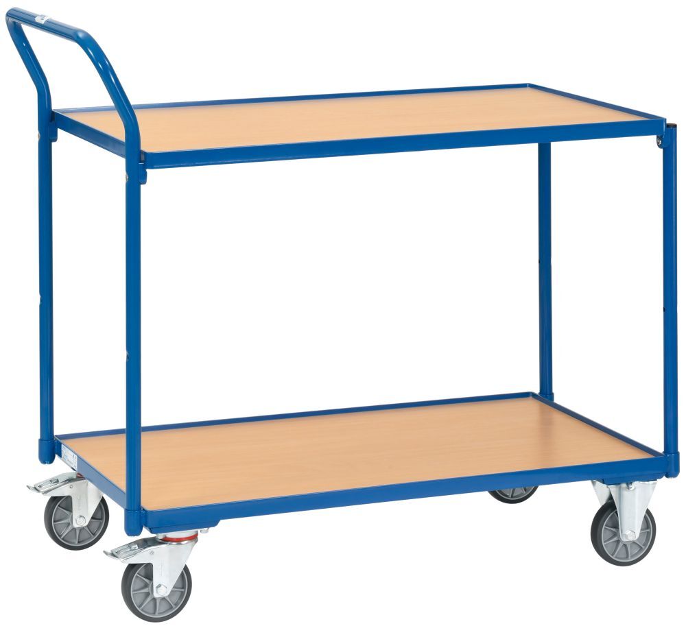 Fetra Tischwagen Transportwagen 2742 m. 2 LF 300kg 1000x600mm Produktbild Fetra Tischwagen Transportwagen 2742 m. 2 LF 300kg 1000x600mm