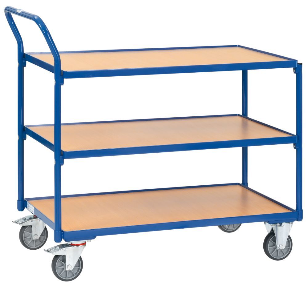 FETRA Tischwagen Transportwagen 2750 250kg 3 Böden 850x500mm Produktbild FETRA Tischwagen Transportwagen 2750 250kg 3 Böden 850x500mm
