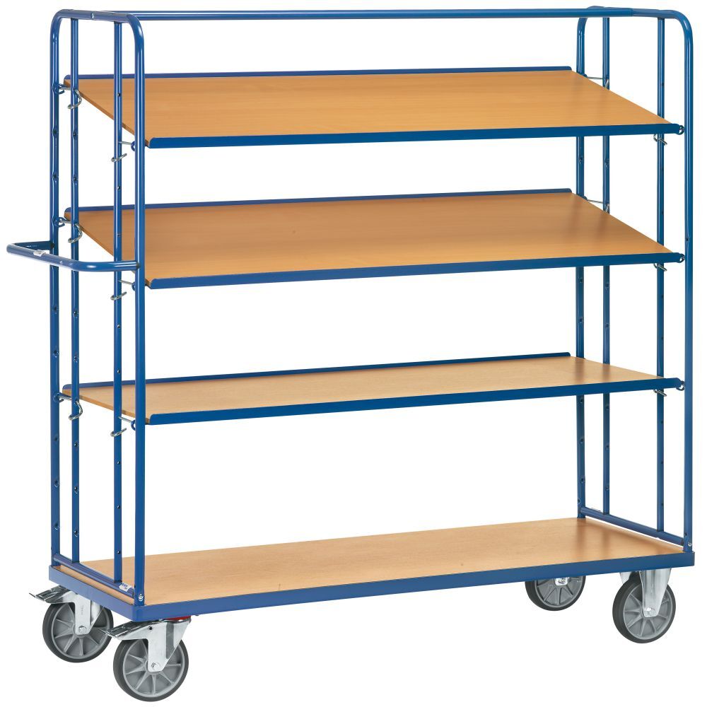 FETRA Etagenwagen Transportwagen 4395 400kg 4 Böden 1250x610mm Produktbild FETRA Etagenwagen Transportwagen 4395 400kg 4 Böden 1250x610mm