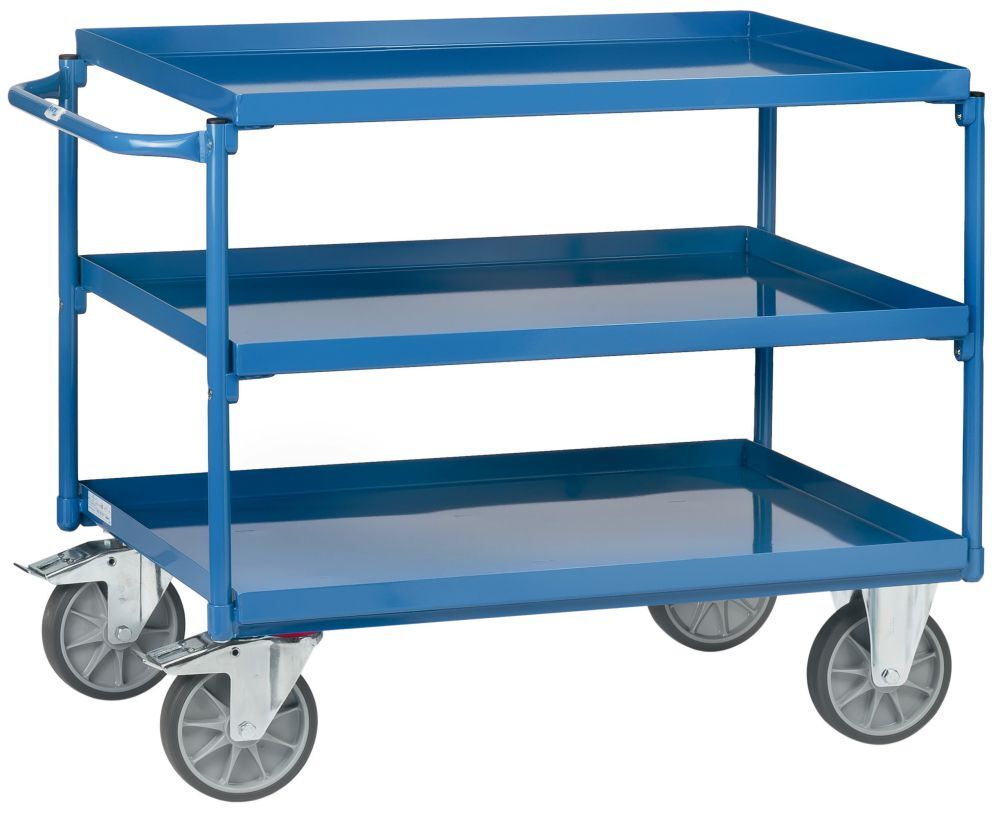 FETRA Tischwagen Transportwagen 4832 400kg 3 Wannen 1000x700mm Produktbild FETRA Tischwagen Transportwagen 4832 400kg 3 Wannen 1000x700mm