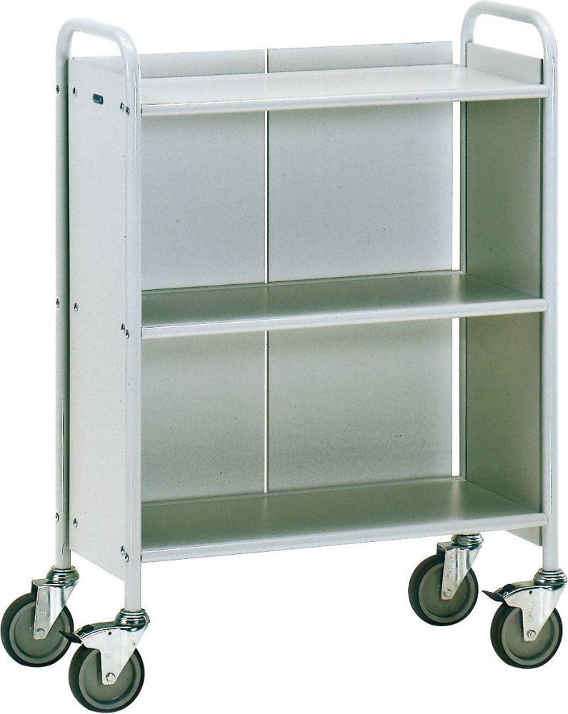 FETRA Bürowagen 4871 3 B. 720x350 grau Rückw. Produktbild FETRA Bürowagen 4871 3 B. 720x350 grau Rückw.