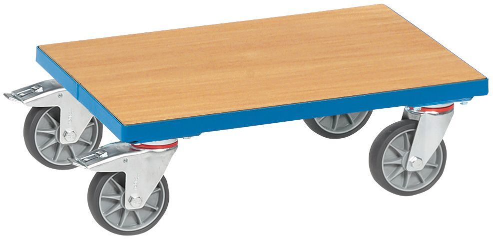 FETRA Eurokasten Roller 13582 250kg 610x410mm Holz Produktbild FETRA Eurokasten Roller 13582 250kg 610x410mm Holz