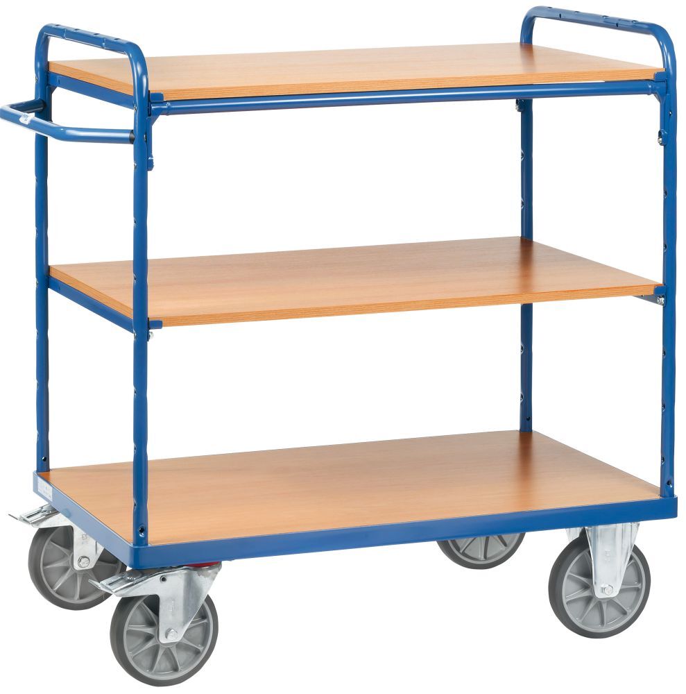 FETRA Etagenwagen Transportwagen 8101 500kg 3 Böden 1000x600mm Produktbild FETRA Etagenwagen Transportwagen 8101 500kg 3 Böden 1000x600mm