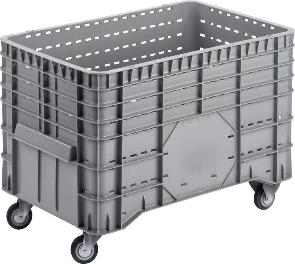 Alpha Großbehälter PE, 4 Räder 1020x640x700mm, gr Produktbild Alpha Großbehälter PE, 4 Räder 1020x640x700mm, gr