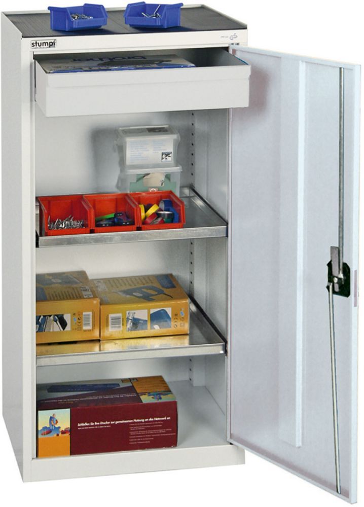 Stumpf Materialschrank 2000 1000x500x500 gr/bl 1 SL Produktbild Stumpf Materialschrank 2000 1000x500x500 gr/bl 1 SL