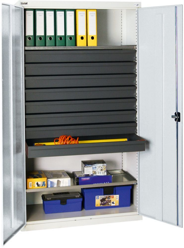 Stumpf Materialschrank 3000 1800x1000x500 gr/bl 8SL Produktbild Stumpf Materialschrank 3000 1800x1000x500 gr/bl 8SL