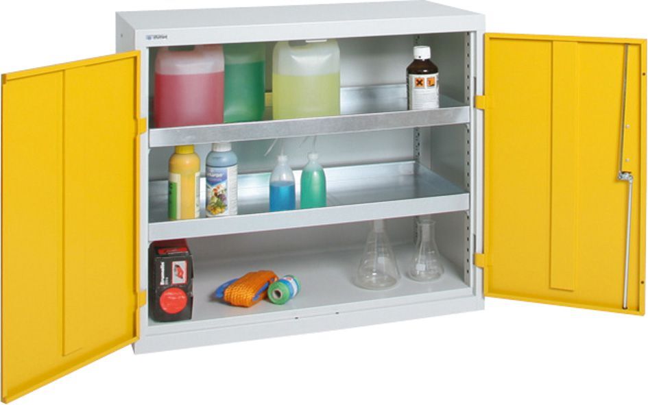 Stumpf Umweltschrank BASIC 900x1000x500 gelb Produktbild Stumpf Umweltschrank BASIC 900x1000x500 gelb bild 1