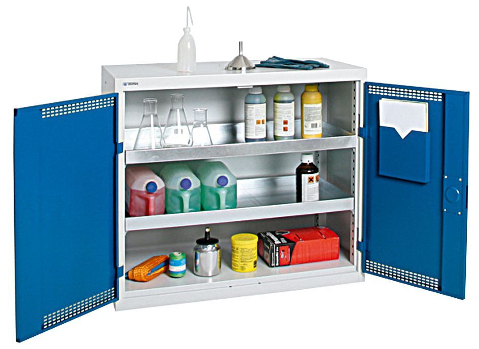 Stumpf Umweltschrank BASIC plus 900x1000x500 blau Produktbild Stumpf Umweltschrank BASIC plus 900x1000x500 blau