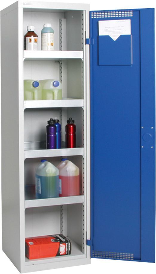 Stumpf Umweltschrank BASIC plus 1800x500x500 blau Produktbild Stumpf Umweltschrank BASIC plus 1800x500x500 blau