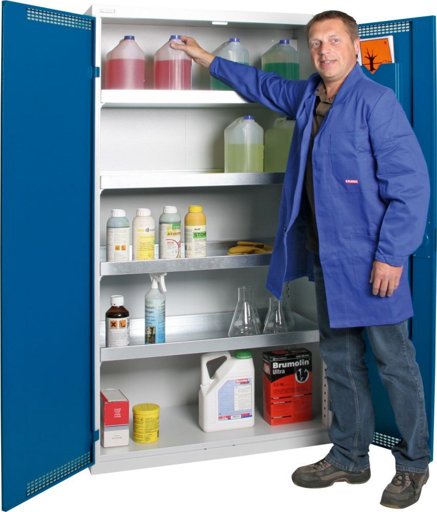 Stumpf Umweltschrank BASIC plus 1800x1000x500 blau Produktbild Stumpf Umweltschrank BASIC plus 1800x1000x500 blau