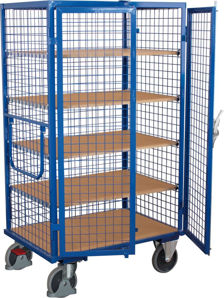 Variofit Etagenwagen 500 kg 3 WandLad. 1000x680mm 5 Böden Produktbild Variofit Etagenwagen 500 kg 3 WandLad. 1000x680mm 5 Böden