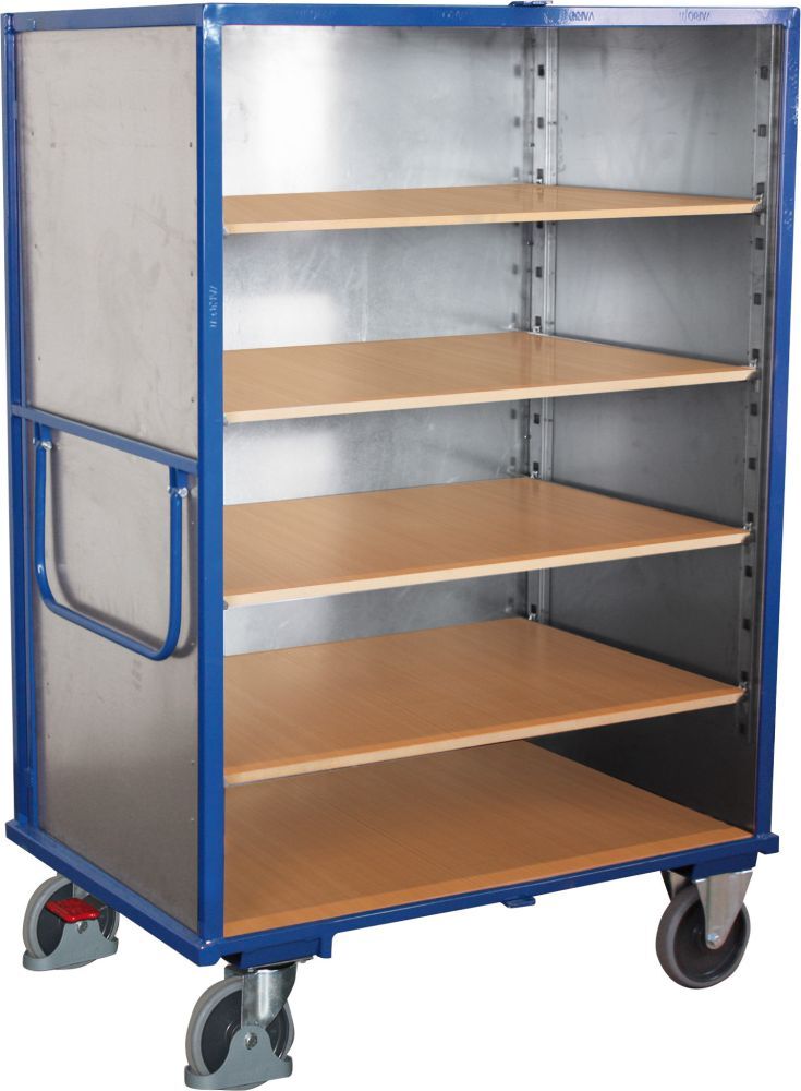 Variofit Etagenwagen verz. Stahlblech 1000x680 Produktbild Variofit Etagenwagen verz. Stahlblech 1000x680