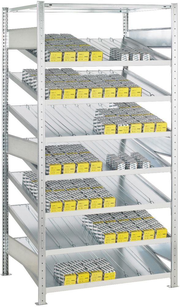 SCHULTE Schrägbodenregal GR verz.2000x1000x800 mm Produktbild SCHULTE Schrägbodenregal GR verz.2000x1000x800 mm