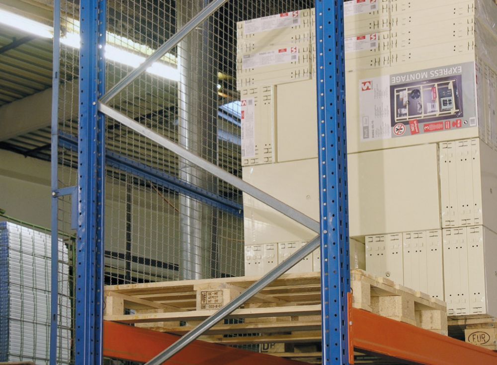 SCHULTE Gitterrückwand blau/verz.3600x1500 mm Produktbild SCHULTE Gitterrückwand blau/verz.3600x1500 mm